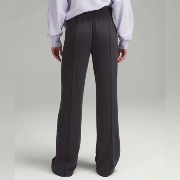 Lululemon | Ribbed Softstreme Mid-Rise Pant 32" Black Size 10 - Picture 3 of 15